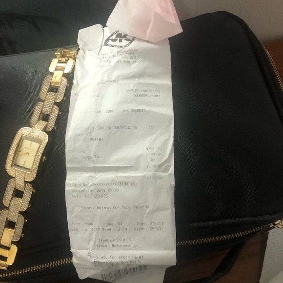 MK Swarovski crystal watch. - Picture 2 of 4